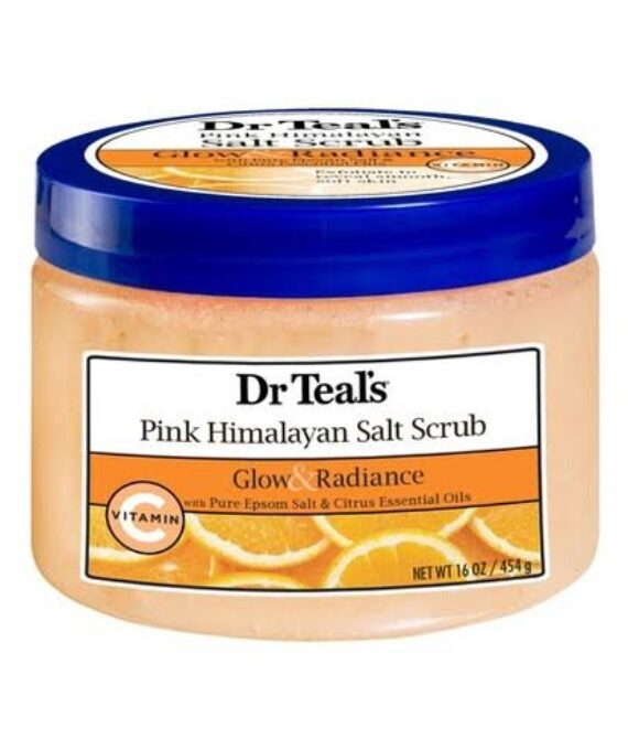 Dr teals Pink Himalayan Salt Body Scrub Glow and Radiance