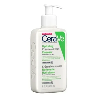 Cerave Hydrating Cream to Foam Cleanser